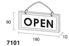 ARTSIGN SIGN PLATE-7101(OPEN/CLOSED)